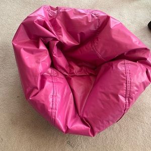 Pink bean bag. Lightly used in great condition.